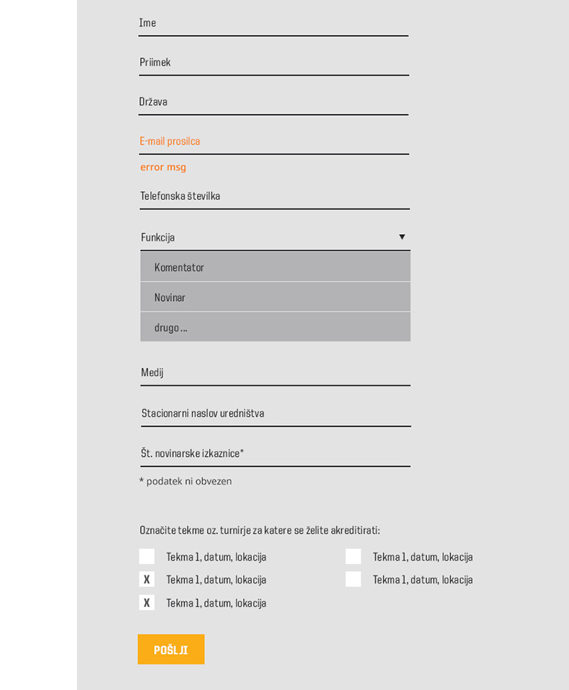 Accreditations Form