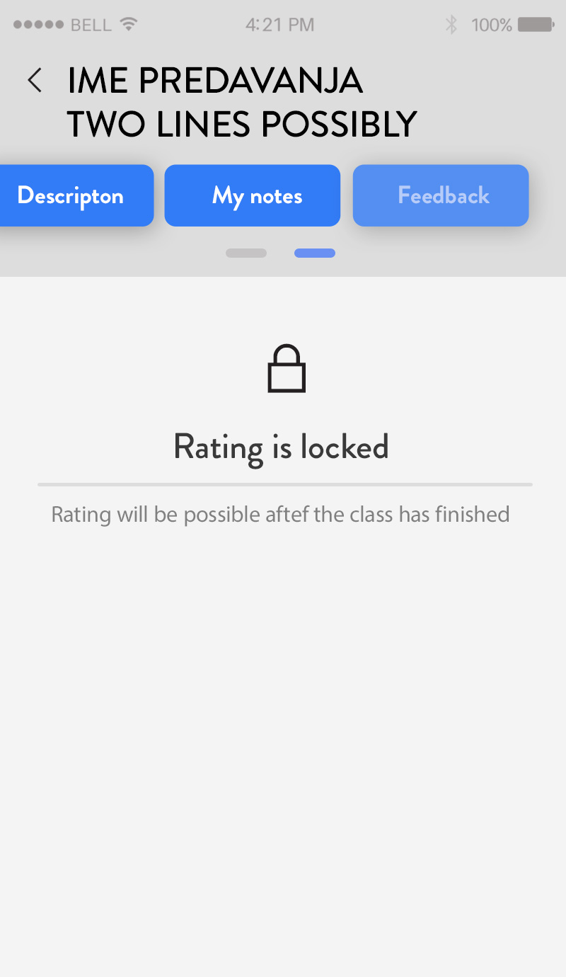 Locked Rating