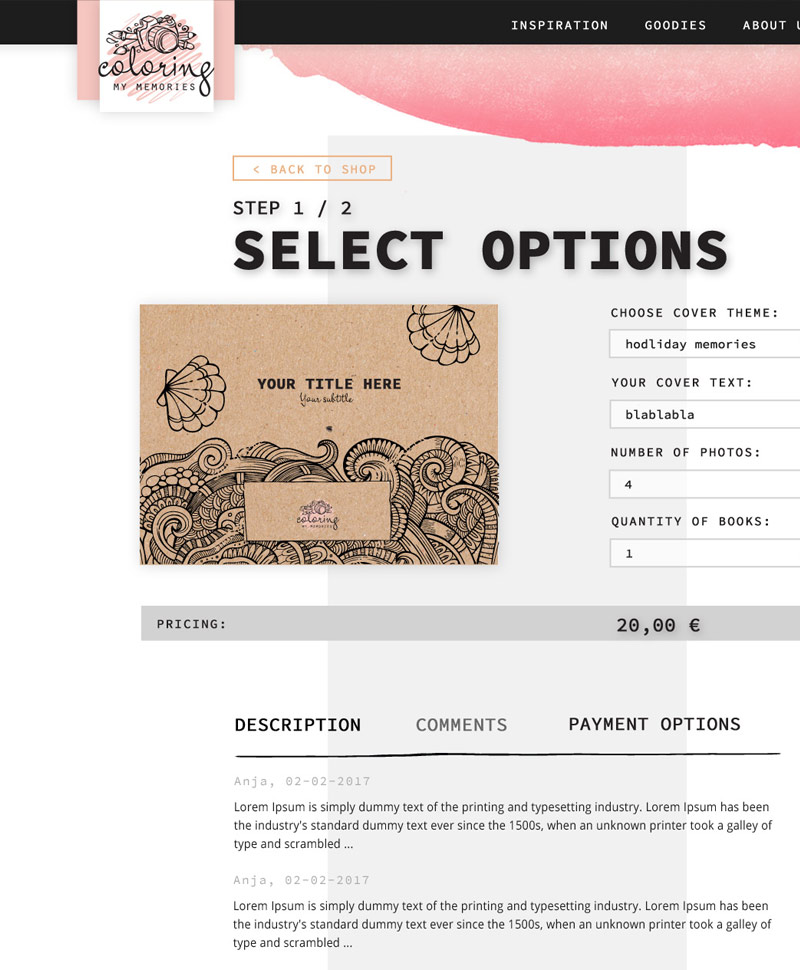 Webshop Options