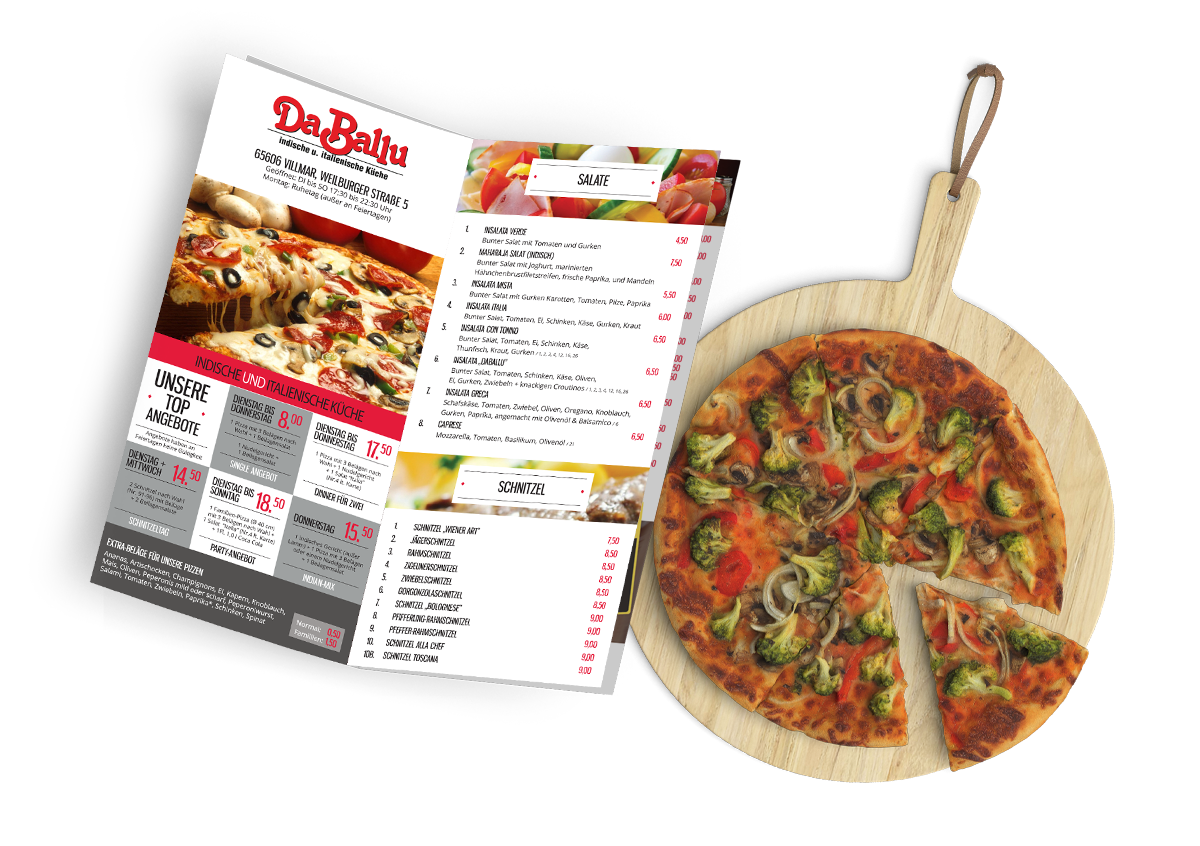 pizzeria daballu jedilni list